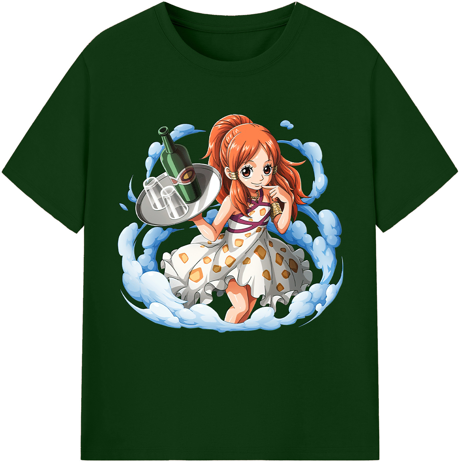 ワンピース ナミ ONE PIECE Nami 綿100％半袖Tシャツ（フロントプリント）